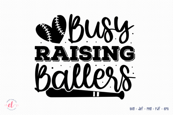 Review: Busy Raising Ballers Baseball SVG for Embroidery