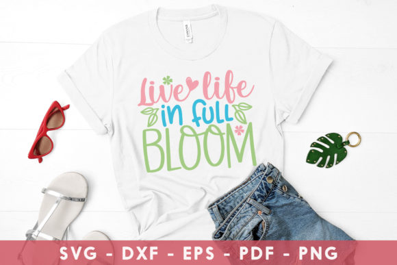 Review: Live Life in Full Bloom SVG for Spring Embroidery