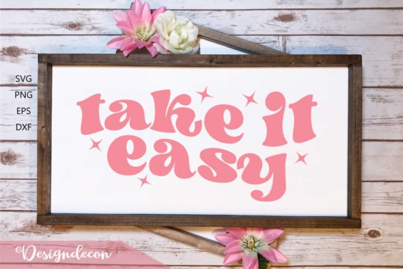 Review: Take It Easy Retro Wavy Sublimation SVG for Embroidery