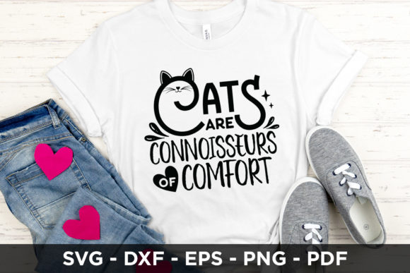 Reviewing Cats Are Connoisseurs of Comfort SVG for Embroidery