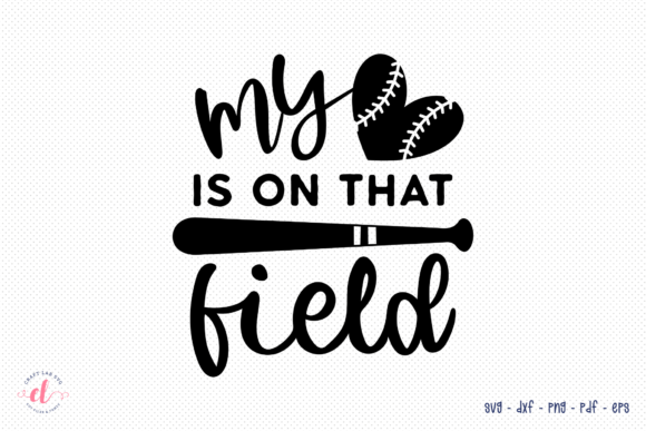 Reviewing My is on That Field, Baseball SVG for Embroidery