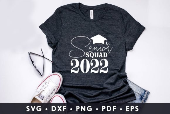 Reviewing Senior Squad 2022 Graduation SVG for Embroidery