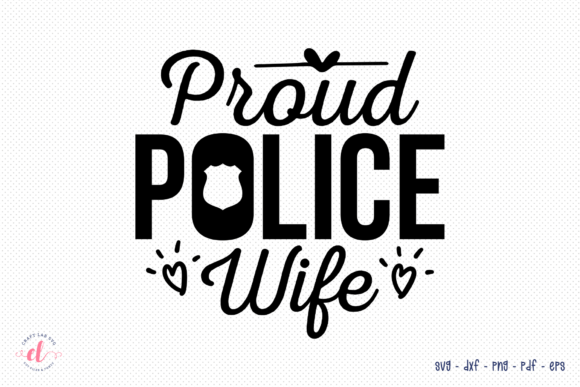 Reviewing the Proud Police Wife SVG for Embroidery
